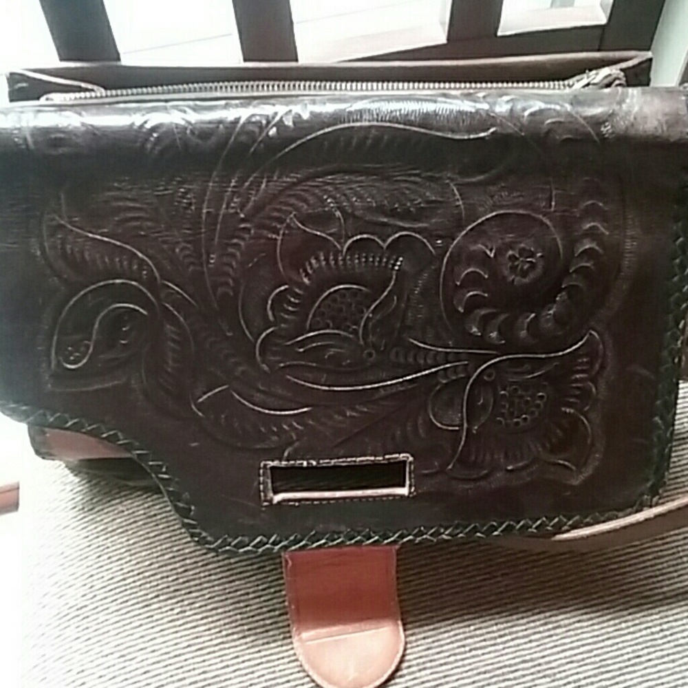 Vintage hand tooled purse - Picture 8 of 8